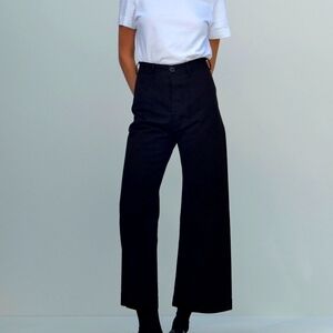 Womens jesse kamm size 2, black sailor pants. Like new.